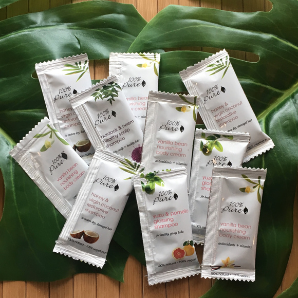 SOLD 100% Pure Vegan 4Pc Eyeshadow Brush Tool Set - Picture 4 of 5